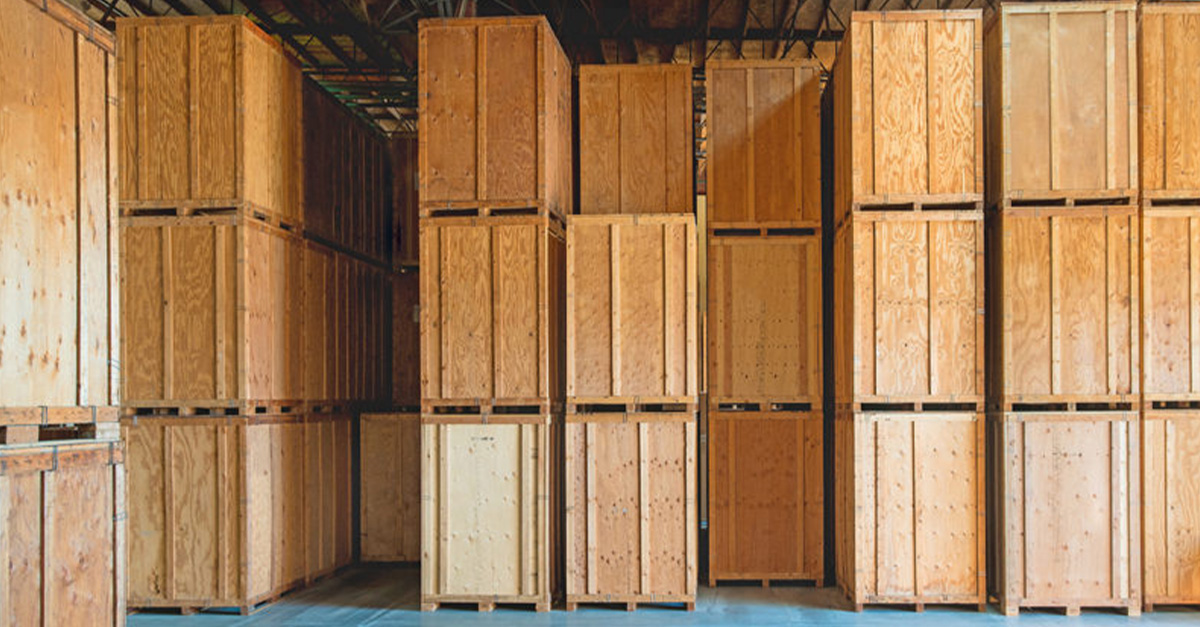 Wooden Shipping Container